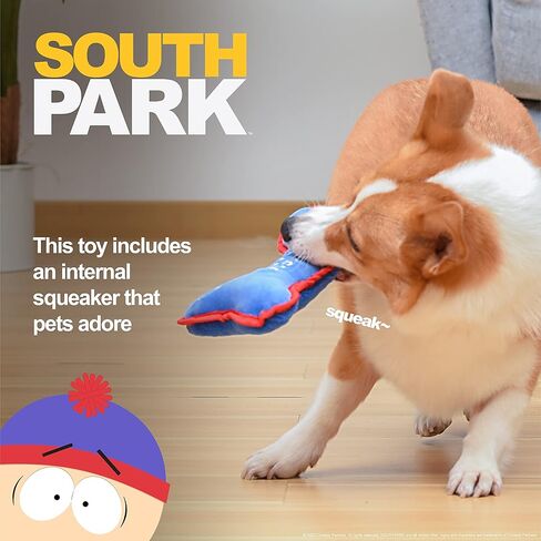 لعبة صرير على شكل شخصية كيني من القطيفة مقاس 15.24 سم من ساوث بارك للحيوانات الأليفة | ساوث بارك دوج تويز | لعبة الكلب القطيفة كيني ماكورميك مع منتجات الحيوانات الأليفة المرخصة رسميًا من ساوث بارك (FF19311) in Kuwait