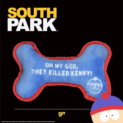 لعبة صرير على شكل شخصية كيني من القطيفة مقاس 15.24 سم من ساوث بارك للحيوانات الأليفة | ساوث بارك دوج تويز | لعبة الكلب القطيفة كيني ماكورميك مع منتجات الحيوانات الأليفة المرخصة رسميًا من ساوث بارك (FF19311) in Kuwait