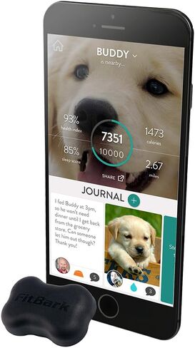 FitBark 2 Dog Activity Monitor | Health & Fitness Tracker for Dogs | Waterproof, Small & Leightweight (10 g) | Not a GPS Tracker in Saudi Arabia