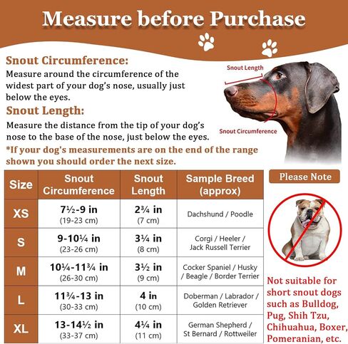 Mayerzon Dog Muzzle, Breathable Basket Muzzles for Small, Medium, Large and X-Large Aggressive Dogs Beagle German Shepherd Doberman, Cage Mouth Guard Stop Biting Chewing for Grooming Training in Saudi Arabia