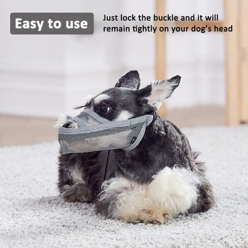 Crazy Felix Dog Muzzle Anti Eating for Small Medium Large Dogs, M, Black in Saudi Arabia