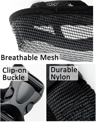 Crazy Felix Dog Muzzle Anti Eating for Small Medium Large Dogs, M, Black in Saudi Arabia