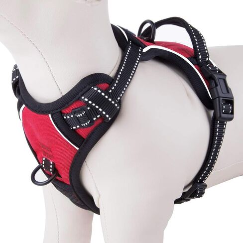 PHOEPET No Pull Dog Harness Medium Reflective Front Clip Vest with Handle in Saudi Arabia