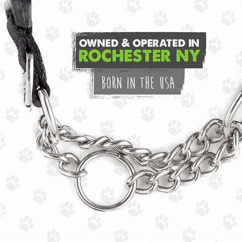 Mighty Paw Martingale Collar with Buckle | Training Dog Collar, Limited Cinch Chain Pet Gear for No Pull Dog Walking. Martingale Dog Collars for Large Dogs, Medium Breeds and Small Pets in Saudi Arabia