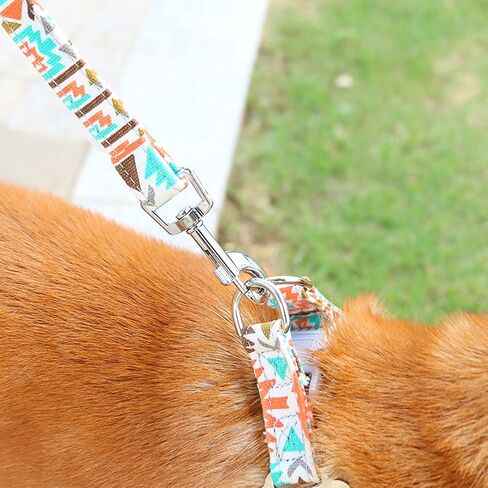 Dog Harness and Leash Set, No Pull Step in Basic Halter Harness for Medium, Small Breed Dogs Cats Blue Totem S in Kuwait