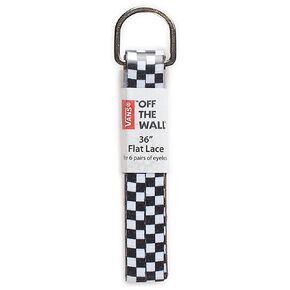 Vans Off The Wall Unisex Replacement Shoelaces Flat String Cords Shoe Laces (Checker, 36) in Saudi Arabia
