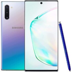 Samsung Electronics Galaxy Note 10 Factory Unlocked Cell Phone with 256GB (U.S. Warranty), Aura Black/ Note10 (Renewed) in Saudi Arabia