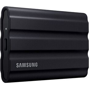 Samsung T7 Shield Portable SSD 1TB, USB 3.2 Gen 2, Up to 1,050 MB/s | Rugged, IP65 Water Resistant, External Solid State Drive for Photographers, Content Creators and Gaming (MU-PE1T0S/AM), Black in Saudi Arabia