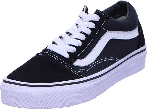 Vans "Old Skool Sneakers (Black/White) Unisex Classic Skate Era Suede Shoes in Saudi Arabia