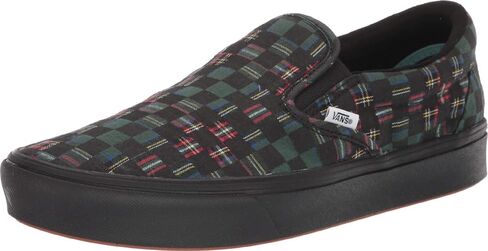 حذاء Vans ComfyCush سهل الارتداء (منقوش) باللون الأخضر/الأبيض الحقيقي للرجال in Saudi Arabia