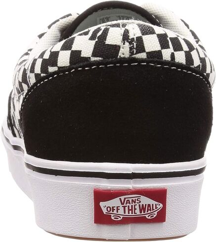 حذاء تزلج رجالي من Vans Comfycush Era Tear Check Racing باللون الأحمر/الأبيض الحقيقي in Saudi Arabia