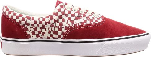 Vans Comfycush Era Tear Check Racing Red/True White Men's Skate Shoes Size in Saudi Arabia