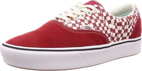 Vans Comfycush Era Tear Check Racing Red/True White Men's Skate Shoes Size in Saudi Arabia
