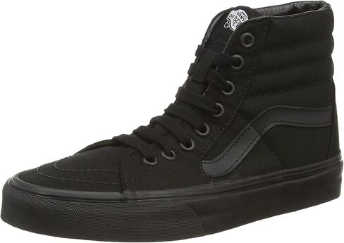 Vans Sk8-Hi (Black/Black/Black) Men's Skate Shoes-6 in Saudi Arabia