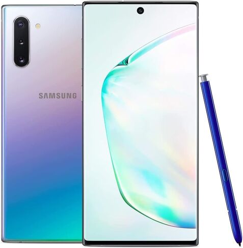 Samsung Electronics Galaxy Note 10 Factory Unlocked Cell Phone with 256GB (U.S. Warranty), Aura Black/ Note10 (Renewed) in Saudi Arabia