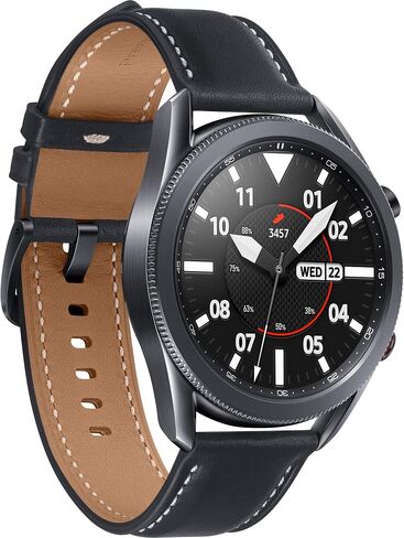 Samsung Galaxy Watch3 Watch 3 (GPS, Bluetooth, LTE) Smart Watch with Advanced Health Monitoring, Fitness Tracking, and Long Lasting Battery (Black, 45MM) (Renewed) in Saudi Arabia