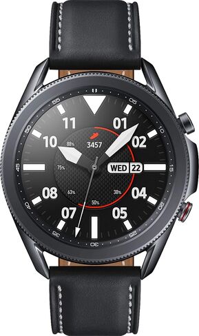Samsung Galaxy Watch3 Watch 3 (GPS, Bluetooth, LTE) Smart Watch with Advanced Health Monitoring, Fitness Tracking, and Long Lasting Battery (Black, 45MM) (Renewed) in Saudi Arabia