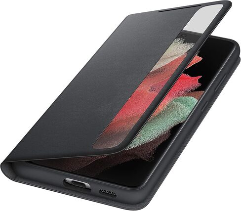 Samsung Galaxy S21 Ultra S-View Flip Case with S-Pen Bundle - Black (US Version) in Saudi Arabia