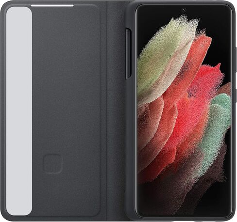 Samsung Galaxy S21 Ultra S-View Flip Case with S-Pen Bundle - Black (US Version) in Saudi Arabia