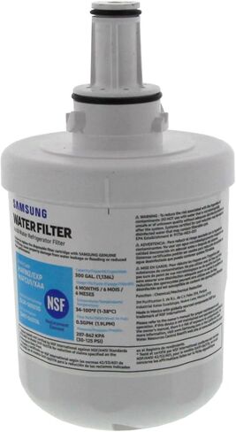 SAMSUNG Genuine Filter for Refrigerator Water and Ice, Carbon Block Filtration for Clean, Clear Drinking Water, 6-Month Life, DA29-00003G, 1 Pack in Saudi Arabia