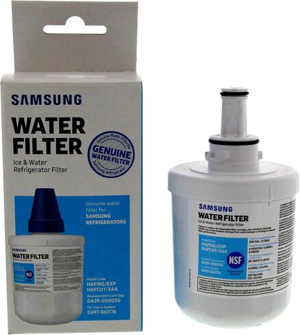 SAMSUNG Genuine Filter for Refrigerator Water and Ice, Carbon Block Filtration for Clean, Clear Drinking Water, 6-Month Life, DA29-00003G, 1 Pack in Saudi Arabia