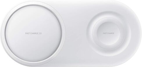 Samsung Wireless Charger DUO Pad, Fast Charge 2.0 (US Version with Warranty) - White in Kuwait