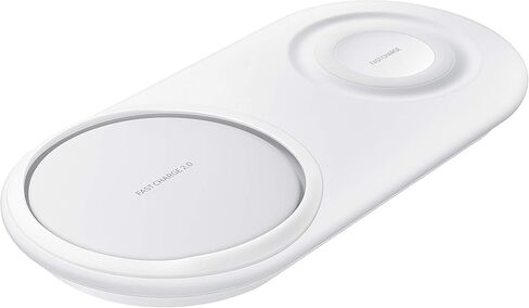 Samsung Wireless Charger DUO Pad, Fast Charge 2.0 (US Version with Warranty) - White in Kuwait