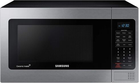 Samsung Electronics MG11H2020CT Countertop Grill Microwave, 1.1 cu. ft, Black with Mirror Finish in Saudi Arabia