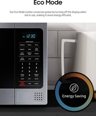 Samsung Electronics MG11H2020CT Countertop Grill Microwave, 1.1 cu. ft, Black with Mirror Finish in Saudi Arabia