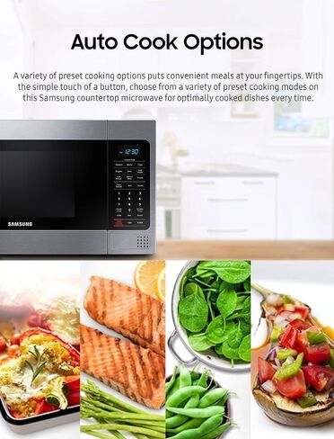 Samsung Electronics MG11H2020CT Countertop Grill Microwave, 1.1 cu. ft, Black with Mirror Finish in Saudi Arabia