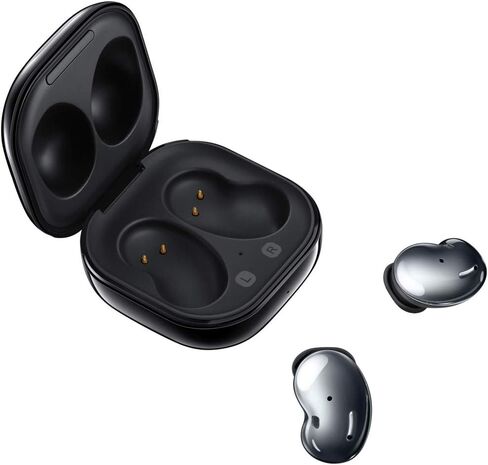 سماعات أذن Samsung Galaxy Buds Live (ANC) بخاصية إلغاء الضوضاء النشطة TWS Open Type Wireless Bluetooth 5.0 لأجهزة iOS وAndroid، برامج تشغيل 12 مم، الطراز الدولي - SM-R180 (أسود غامض) (متجدد) in Kuwait