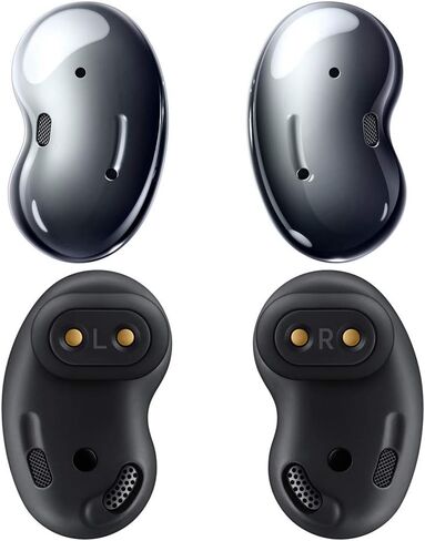 سماعات أذن Samsung Galaxy Buds Live (ANC) بخاصية إلغاء الضوضاء النشطة TWS Open Type Wireless Bluetooth 5.0 لأجهزة iOS وAndroid، برامج تشغيل 12 مم، الطراز الدولي - SM-R180 (أسود غامض) (متجدد) in Kuwait