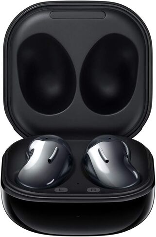 سماعات أذن Samsung Galaxy Buds Live (ANC) بخاصية إلغاء الضوضاء النشطة TWS Open Type Wireless Bluetooth 5.0 لأجهزة iOS وAndroid، برامج تشغيل 12 مم، الطراز الدولي - SM-R180 (أسود غامض) (متجدد) in Kuwait