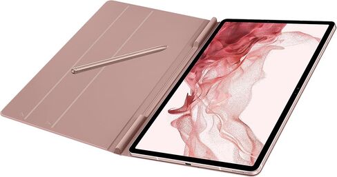 SAMSUNG Galaxy Tab S8 Book Cover, Protective Tablet Case w/ 2 Viewing Angles, Magnetic Design, S Pen Holder, Slim, Lightweight, US Version, Pink in Saudi Arabia