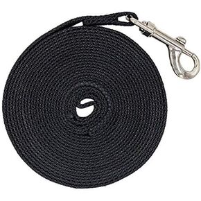 Long Dog Leash for Small Medium Large Dogs, Dog Training Leash for Outside Yard Obedience Recall Training or Camping (100-Feet) Black