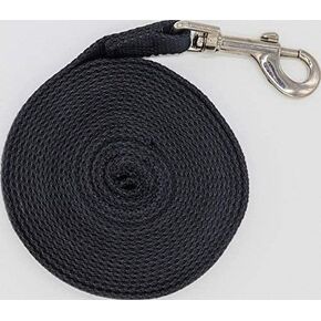 Long Dog Leash for Small Medium Large Dogs, Dog Training Leash for Outside Yard Obedience Recall Training or Camping (100-Feet) Black