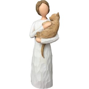 FRUMOASA Cat Angel Figurine 6" Loss of Cat Sympathy Memorial Gift Statue in Saudi Arabia