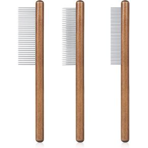 MAEXUS Cat Comb, Solid Wood Pet Comb for Cats, Rabbit Hair Comb, Remove Jumping in Kuwait