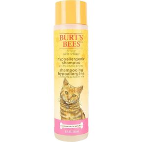 Burt's Bees for Pets Hypoallergenic Shampoo for Cats with Shea Butter and Honey, 99.7% Natural Origin Formulas, Pet Shampoo for Cats, Gentle Cat Shampoo, Cat Shampoo for Itchy Skin, 10 oz