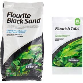 Flourite Black Sand, 15.4 Pound (Pack of 1)