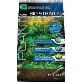 Fluval 12694 Plant and Shrimp Stratum for Freshwater Fish Tanks, 8.8 lbs. – Aquarium Substrate for Strong Plant Growth, Supports Neutral to Slightly Acidic pH