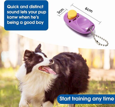 BAAPET 15 ft 20 ft 30 ft 50 ft 100 ft Long Dog Training Leash for Dog Training, Play, Camping, or Backyard Lead with Training Clickers for Small, Medium and Large Dogs or Cats (20 Feet, Black) in Kuwait