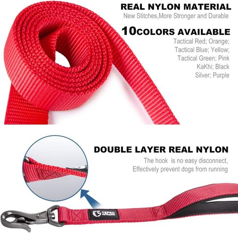 TSPRO 3-in-1 Heavy Duty Tactical Hands Free Dog Leash, Dual Padded Handles in Saudi Arabia