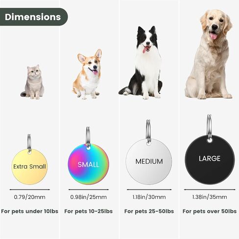 Dog Tags Personalized for Pets - YEHANTI Personalized Dog Tags with Lovely Icons, Durable Stainless Steel Pet ID Tags for Small Large Dogs Cats, Custom Dog Name Tags Engraved on Both Sides (Bone) in Saudi Arabia