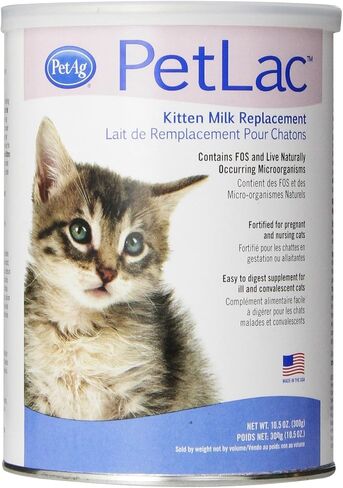 4 عبوات من مسحوق حليب PetLac للقطط الصغيرة من Pet Ag، 10.5 أونصة لكل منها in Saudi Arabia