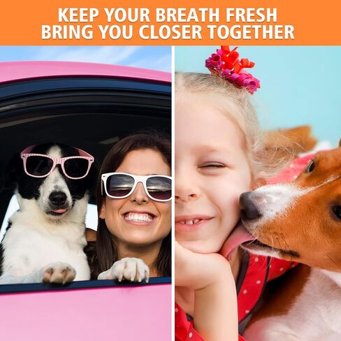 Cunno 300 Pcs Dog Teeth Cleaning Finger Wipes Disposable Pet Dental Care Wipes Eye Wipes Oral Cleansing Teeth Wipes Pads for Cat and Dog, Freshen Breath, Reduce Plaque and Tartar, No Brushing in Saudi Arabia