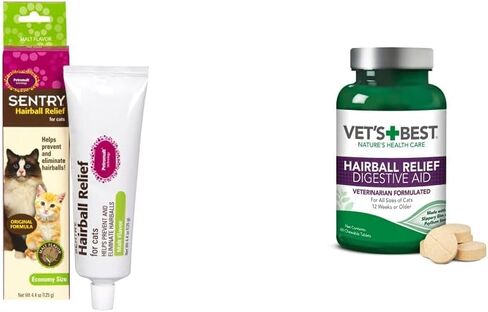 Sentry Hairball Relief for Cats,Malt Flavor,4.4 Ounces in Saudi Arabia