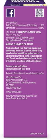 FELIWAY Classic Cat Calming Pheromone Spray (60 mL) in Kuwait