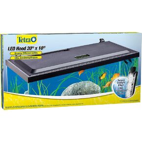Tetra LED Aquarium Hood, Low Profile, Energy Efficient Hood With Lighting