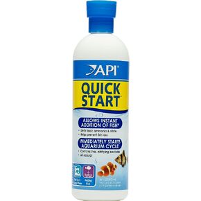 API QUICK START Freshwater and Saltwater Aquarium Nitrifying Bacteria 16-Ounce Bottle